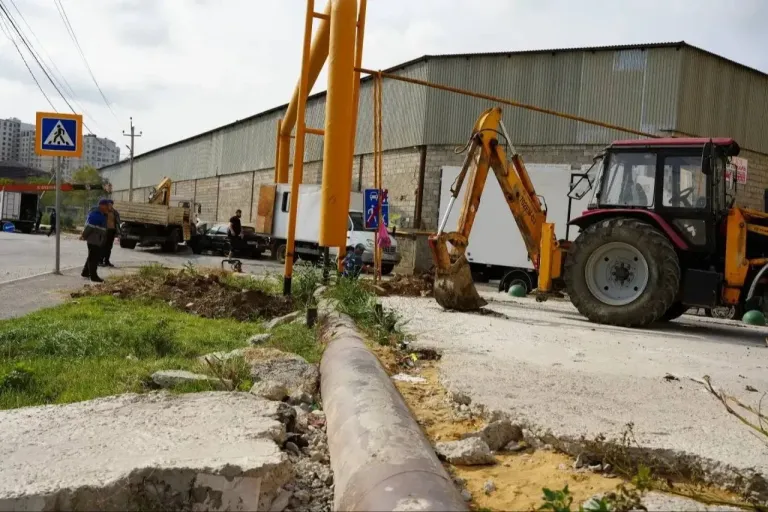 В Махачкале восстановили повреждённый подземный газопровод