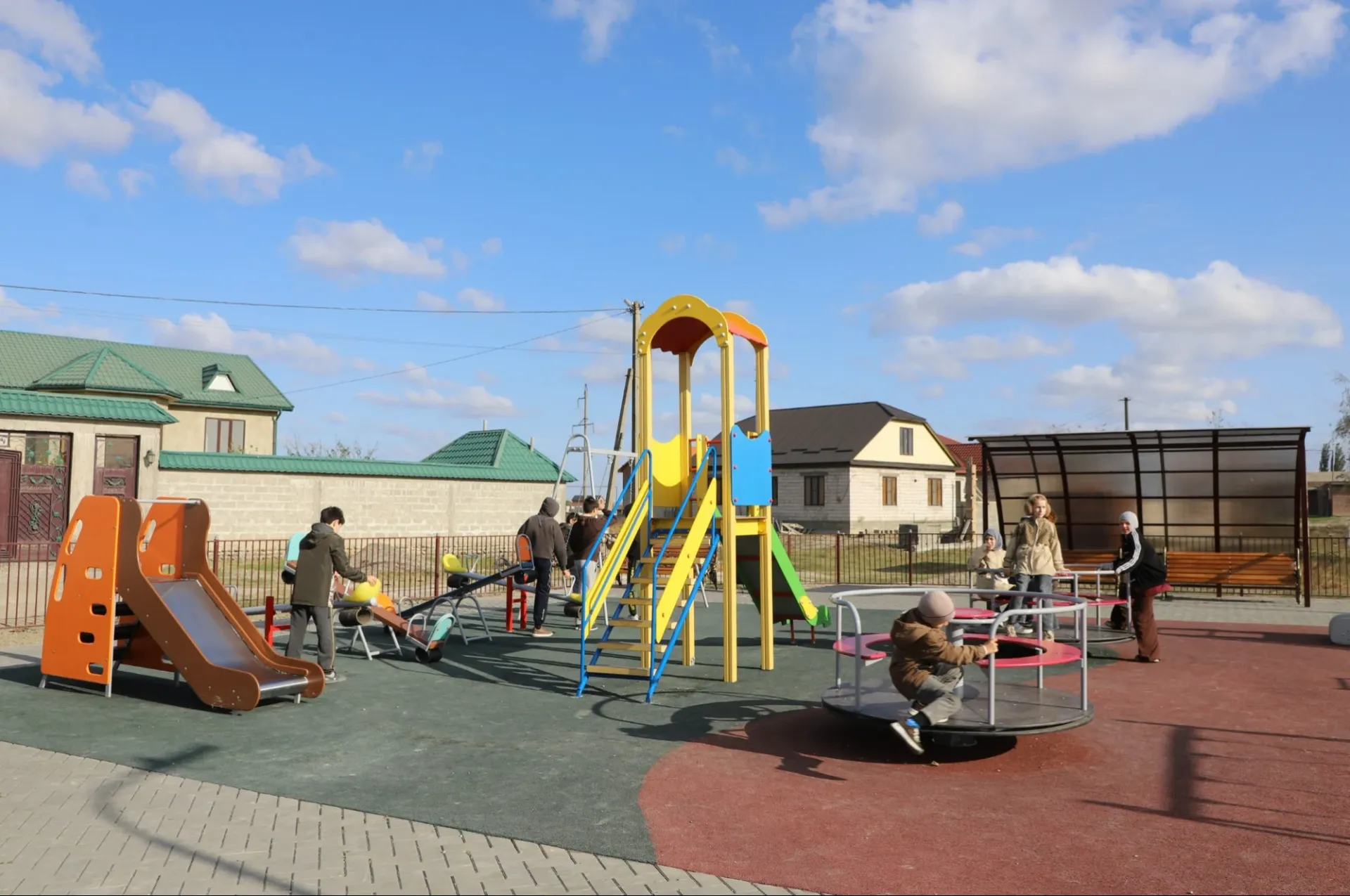 В сёлах Кизлярского района открыли четыре благоустроенные территории