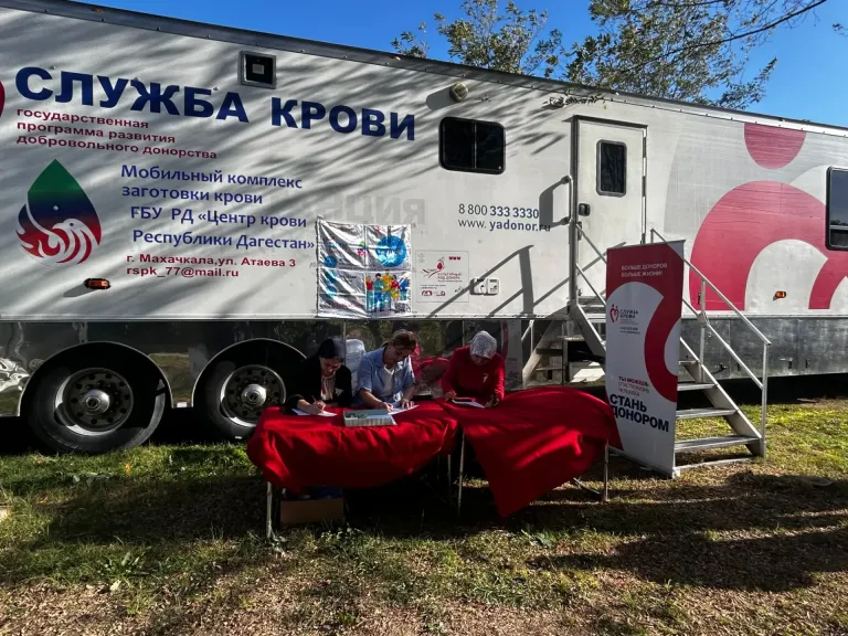 В Тарумовском районе кровь сдали 90 доноров за четыре часа